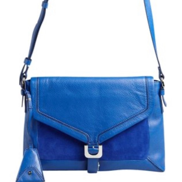 Diane von Furstenberg Blue Messenger Bag - Picture 2 of 15